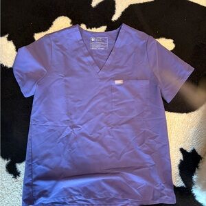Figs amethyst Catarina  Scrub Top large
